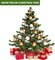 Christmas Village Tree Winter Wonderland Decorations- Multi-Use Cotton-Like Artificial Snow/Fake Cloud for Indoor Snow Décor, Miniature Scene Craft DIY, White Xmas